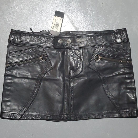 Diesel Dresses & Skirts - 100% leather Diesel Skirt